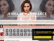 Tablet Screenshot of jenna-dewan.com